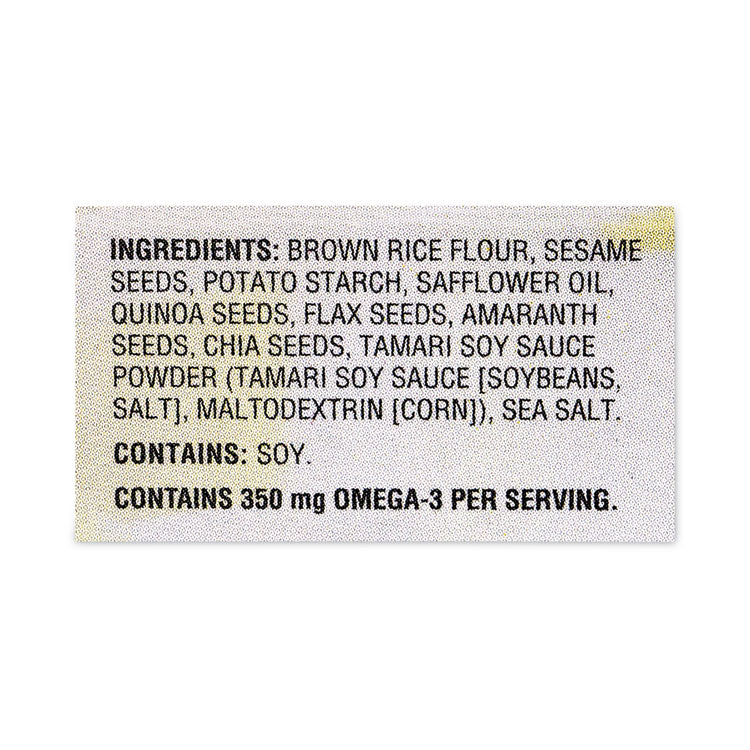 5-Seed Multi-Grain Crunchy Oven Baked Crackers, Whole Wheat, 10 oz Bag, 2 Bags/Box