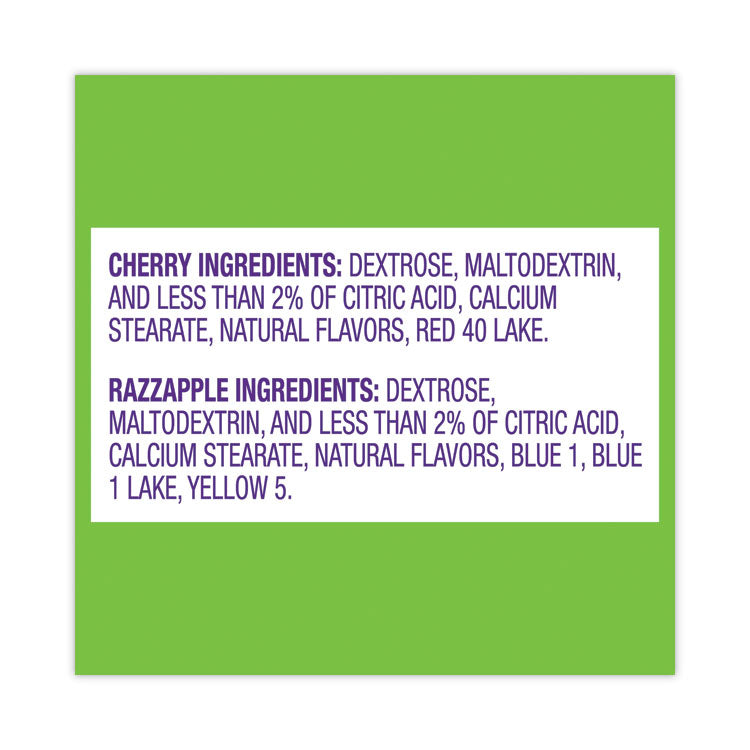 Candy, Assorted Flavors, 0.43 oz Pouches, 48/Box