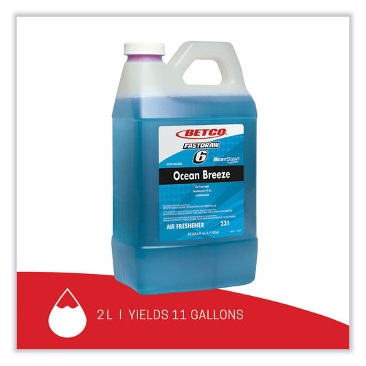 BestScent Ocean Breeze FastDraw Deodorizer, Ocean Breeze, 67.6 oz FastDraw Bottle (Each)
