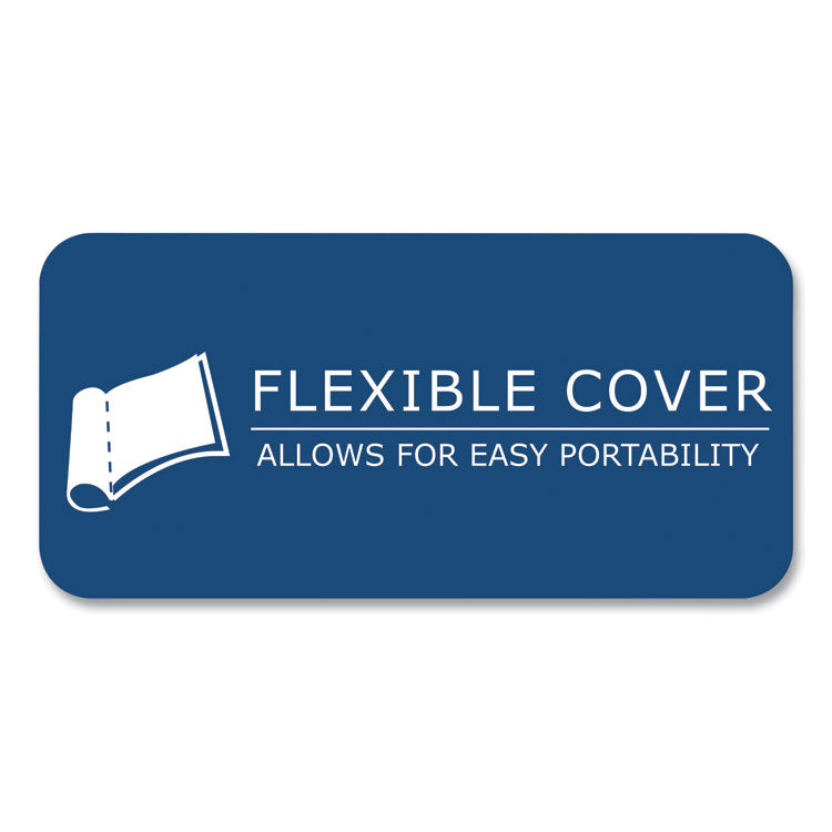 Poly-Flex Composition Notebook, Medium/College Rule, Randomly Assorted Cover Colors, (70) 9.75 x 7.5 Sheets, 24/Carton