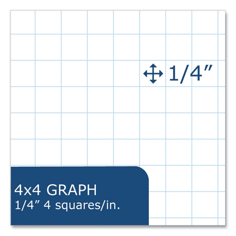 Lab and Science Two-Part Carbonless Notebook, Quadrille Rule (4 sq/in), Multicolor Cover, (50) 11 x 8.5 Sheets, 12/Carton
