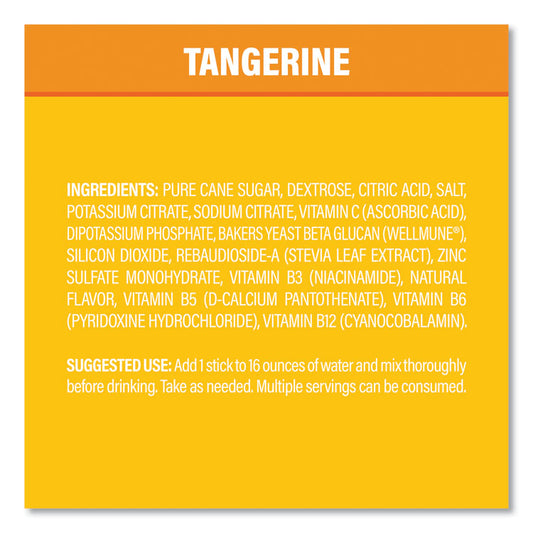 Immune Support, Tangerine, 0.56 oz Packet, 10/Pack