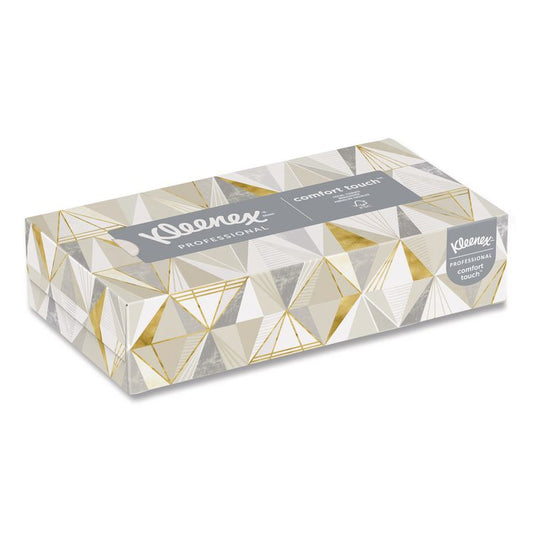 White Facial Tissue for Business, Pop-Up Box, 2-Ply, 125 Sheets/Box, 48 Boxes/Carton