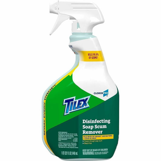 CloroxPro, Tilex Disinfecting Soap Scum Remover Spray - Spray - 32 fl oz (1 quart) - 1 Each