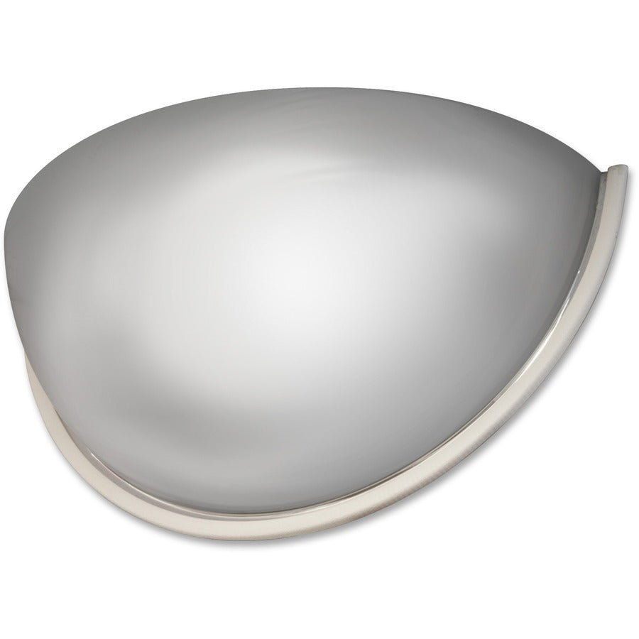 See All Half-Dome Mirror - Half-dome18" Diameter - White - 1 Each