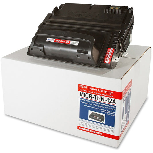 microMICR MICR Standard Yield Laser Toner Cartridge Q5942A - Black - 1 Each - 10000 Pages