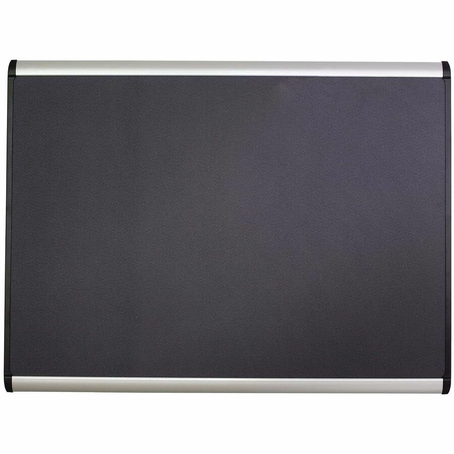 Quartet Prestige Plus Magnetic Bulletin Board - 48" Board Height x 72" Board Width - Gray Fabric Surface - Magnetic, Self-healing, Durable - Silver Aluminum Frame - 1 Each