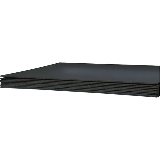 UCreate Foam Board - Art, Craft, Mounting, Display, Classroom Activities, Frame - 22" Height x 28" Width x 15.6 ft Thickness x 27" Length - Black - Polystyrene - 5 / Carton