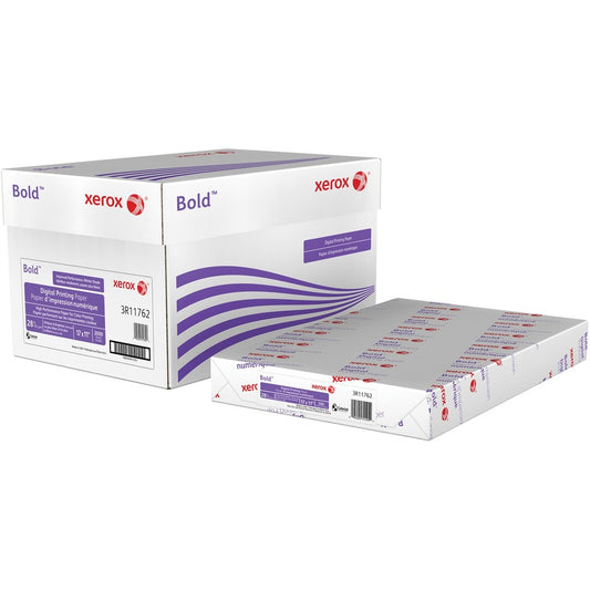 Xerox Bold Digital Printing Paper - White - 100 Brightness - 17" x 11" - 28 lb Basis Weight - Uncoated - White - 1 Ream