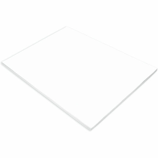 Tru-Ray Construction Paper - Project, Bulletin Board - 24" Width x 18" Length - White - Sulphite - 50 / Pack