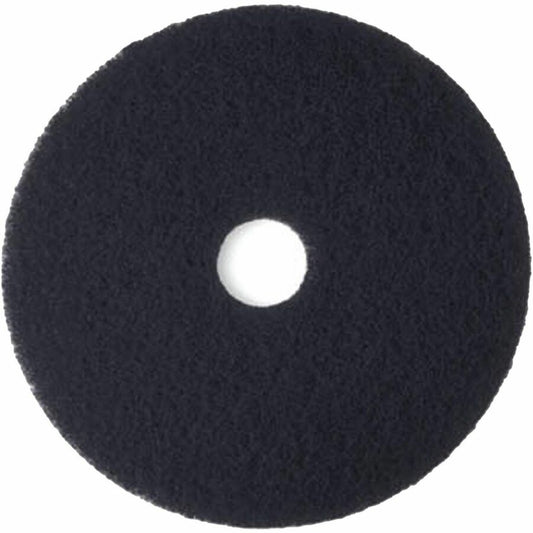 3M High Productivity Floor Stripper Pad 7300 - Round13" Diameter x 0.50" Thickness - Floor, Stripping - Concrete, Sheet Vinyl, Luxury Vinyl Tile (LVT), Marble, Terrazzo Floor - 600 rpm Maximum Speed Supported - Dirt Remover, Abrasive, Durable, Adhesive...