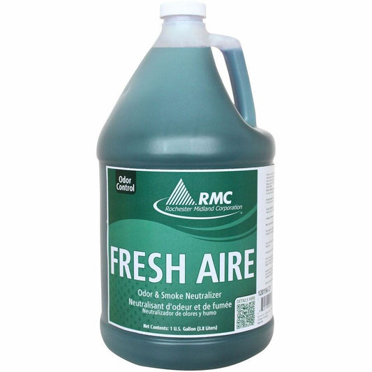RMC Fresh Aire Deodorant Concentrate - Concentrate - 128 fl oz (4 quart) - Freshmint Scent - Pleasant Scent - Green - 1 Each