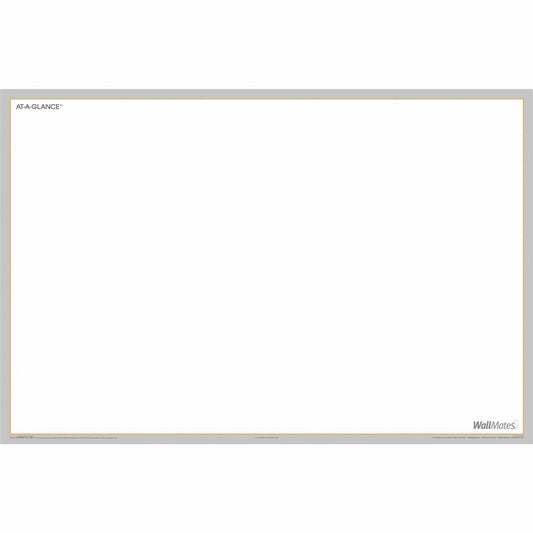At-A-Glance WallMates Self-Adhesive Dry Erase Writing Surface - 24" x 36" Sheet Size - White - 1 Each