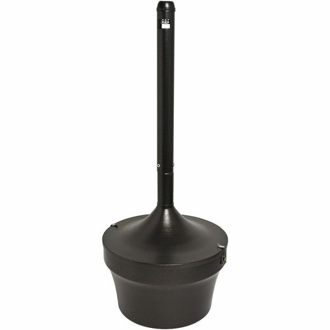 Genuine Joe 4.25 Gal Fire-safe Smoking Receptacle - 4.25 gal Capacity - Fire-Safe, Powder Coated, Weather Resistant, Handle, Sturdy, Durable, Long Lasting - 37" Height x 16" Width - Galvanized Steel - Bronze - 1 Each