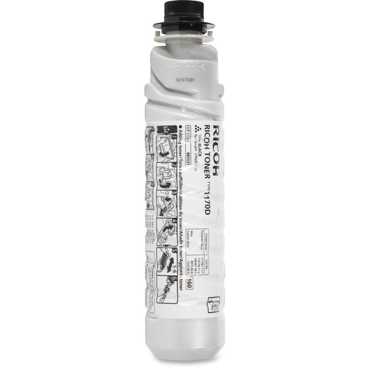 Ricoh Type 1170D Original Laser Toner Cartridge - Black - 1 Each - 7000 Pages