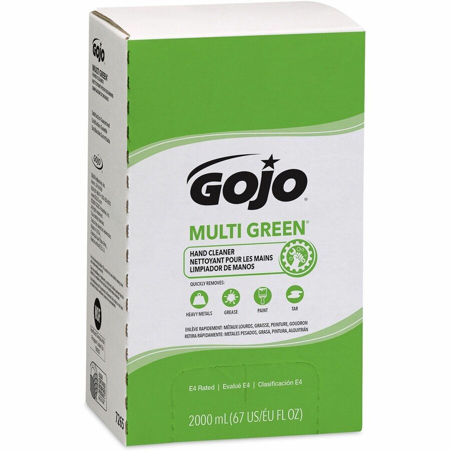 Gojo&reg, Multi Green Hand Cleaner - Citrus Scent - 2.11 quart - Soil Remover, Dirt Remover, Kill Germs - Hand - Green - Non-abrasive - 1 Each