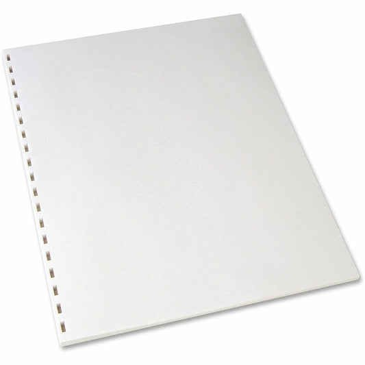 GBC CombBind 19-hole Pre-Punched Paper - White - 19-Hole Punched - 84 Brightness - Letter - 8 1/2" x 11" - 20 lb Basis Weight - Pre-punched - White - 1 Pack
