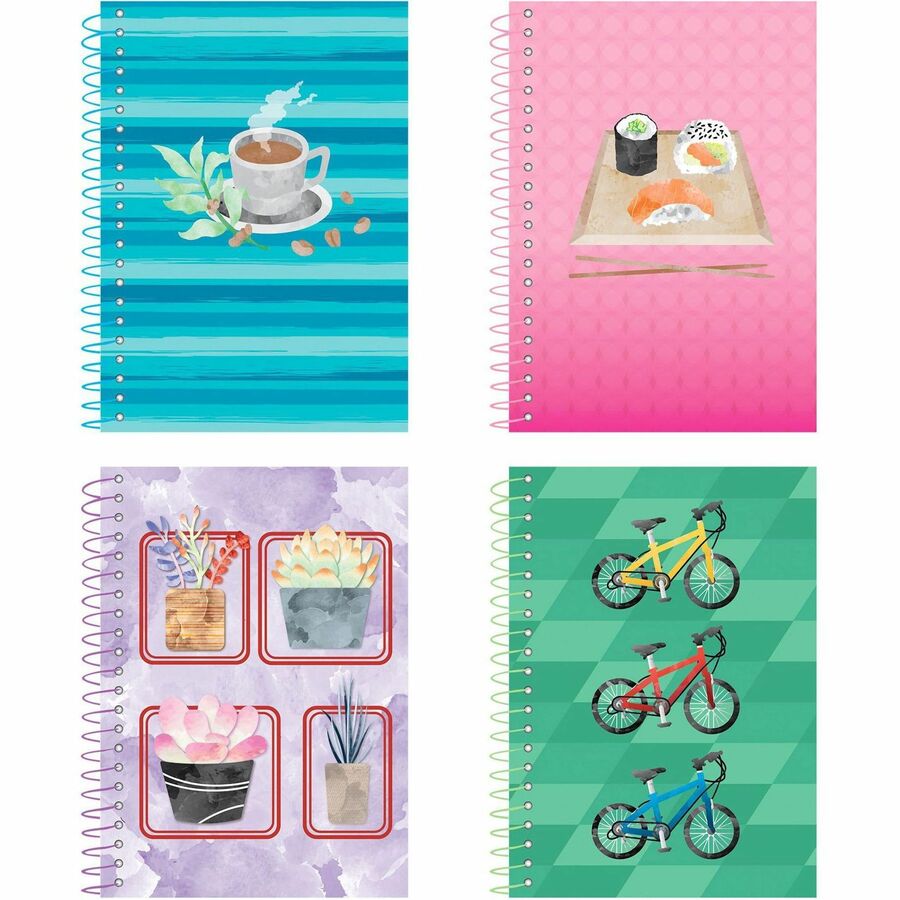 Roaring Spring Lifenotes Wirebound Notebook - 80 Sheets - 160 Pages - Printed - Spiral Bound - Both Side Ruling Surface - 15 lb Basis Weight - 56 g/m², Grammage - 7" x 5" Sheet Size - 1.25" Height x 5" Width x 7" Length - White Paper - 1 Pack