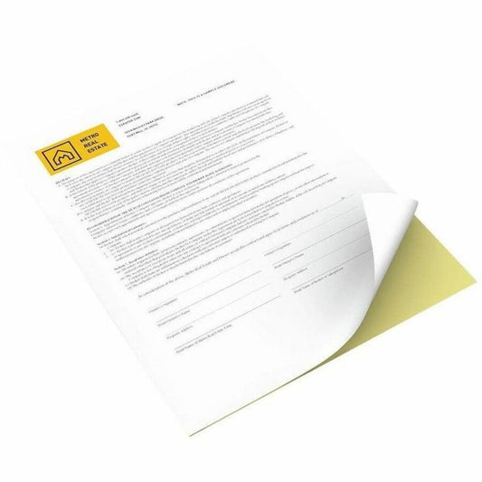Xerox Carbonless Paper - 92 Brightness - 8 1/2" x 11" - Uncoated - White - 5000 / Carton