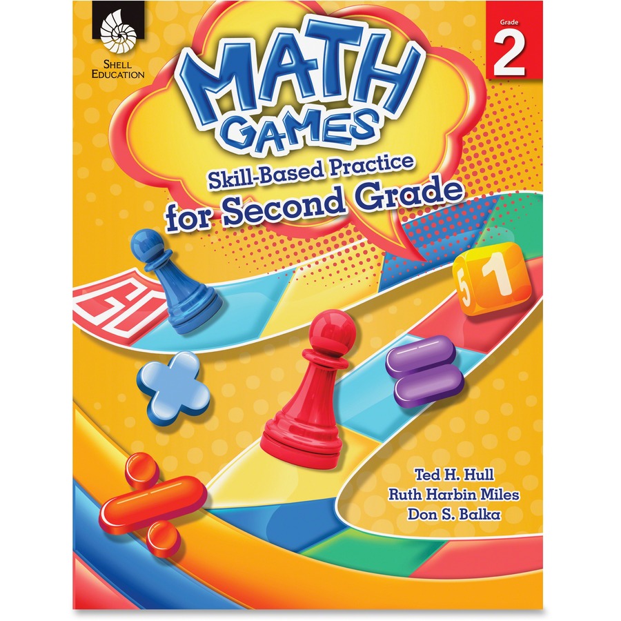 Shell Education Grade 2 Math Games Skills-Based Practice Book by Ted H. Hull, Ruth Harbin Miles, Don S. Balka Printed Book by Ted H. Hull, Ruth Harbin Miles, Don S. Balka - 160 Pages - Shell Educational Publishing Publication - Book - Grade 2