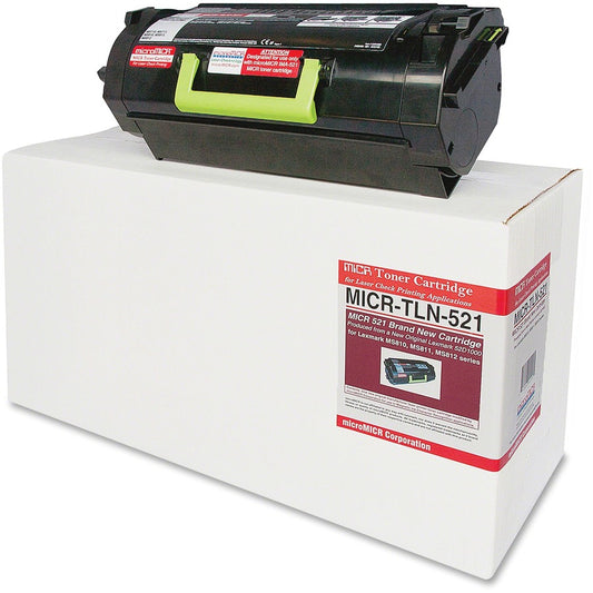 microMICR MICR Laser Toner Cartridge 52D1000 - Black - 1 Each - 6000 Pages