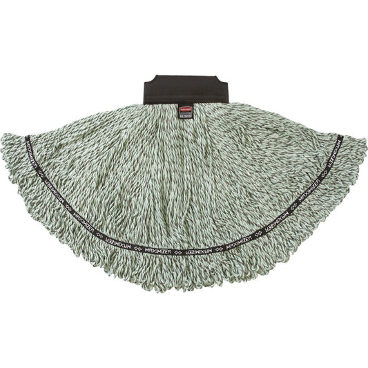 Rubbermaid Commercial Medium Maximizer Microfiber Mophead - 11.2" Width x 19.5" Length - MicroFiber - 1 Each