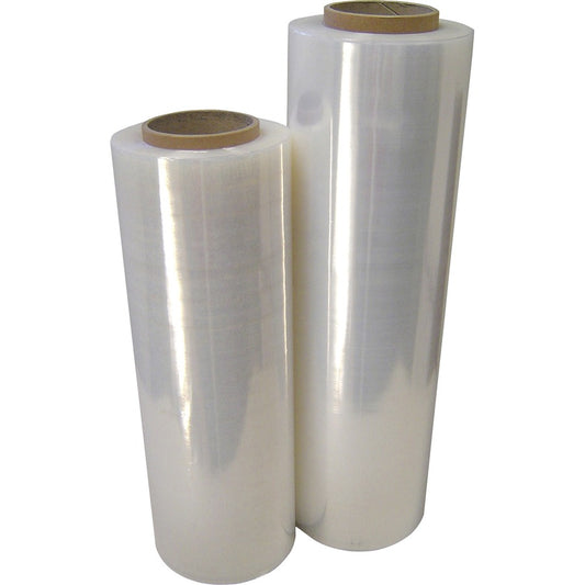 WP Pallet-Tite Pallet Stretch Wrap - 18" Width x 1500 ft Length x 0.8 mil Thickness - Linear Low-Density Polyethylene (LLDPE) - Clear - 4 / Carton