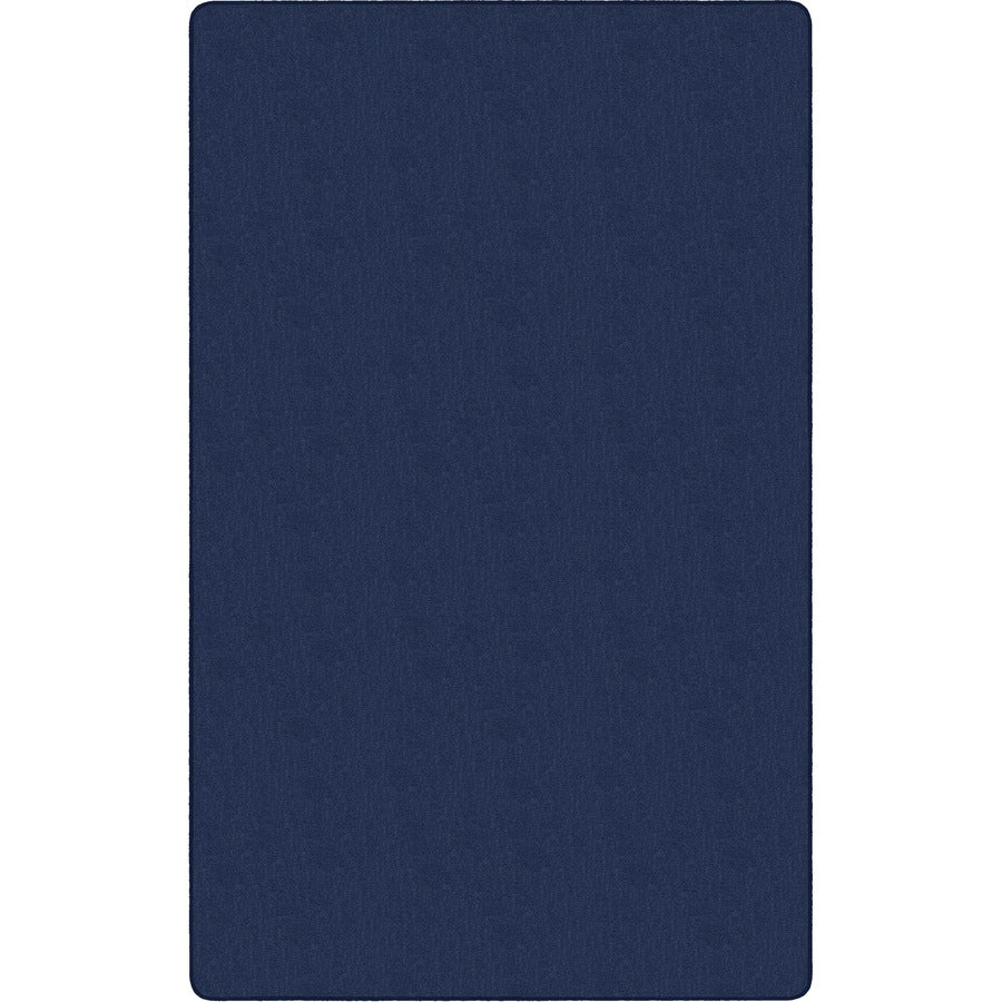 Flagship Carpets Classic Solid Color 12' Rectangle Rug - Floor Rug - Classic, Traditional - 12 ft Length x 90" Width - Rectangle - Navy - Nylon