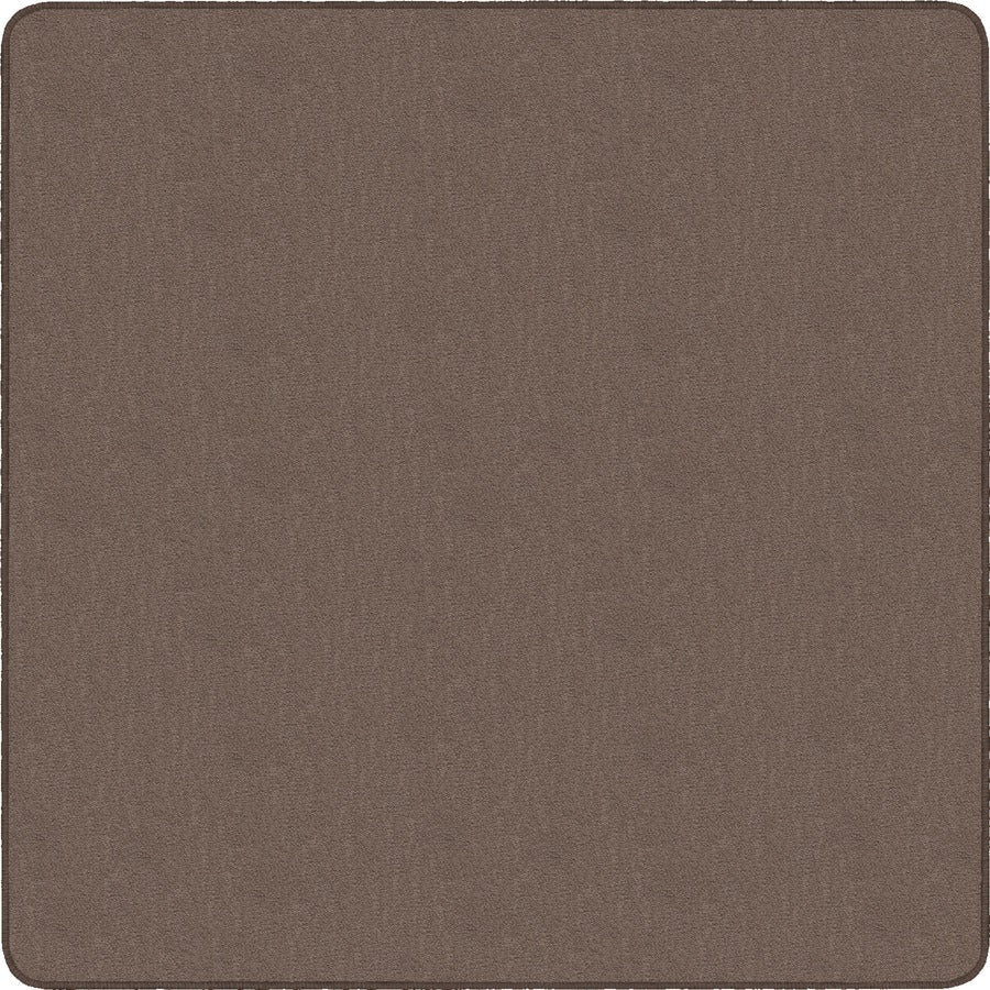 Flagship Carpets Classic Solid Color 12' Square Rug - Floor Rug - Classic, Traditional - 12 ft Length x 12 ft Width - Square - Almond - Nylon