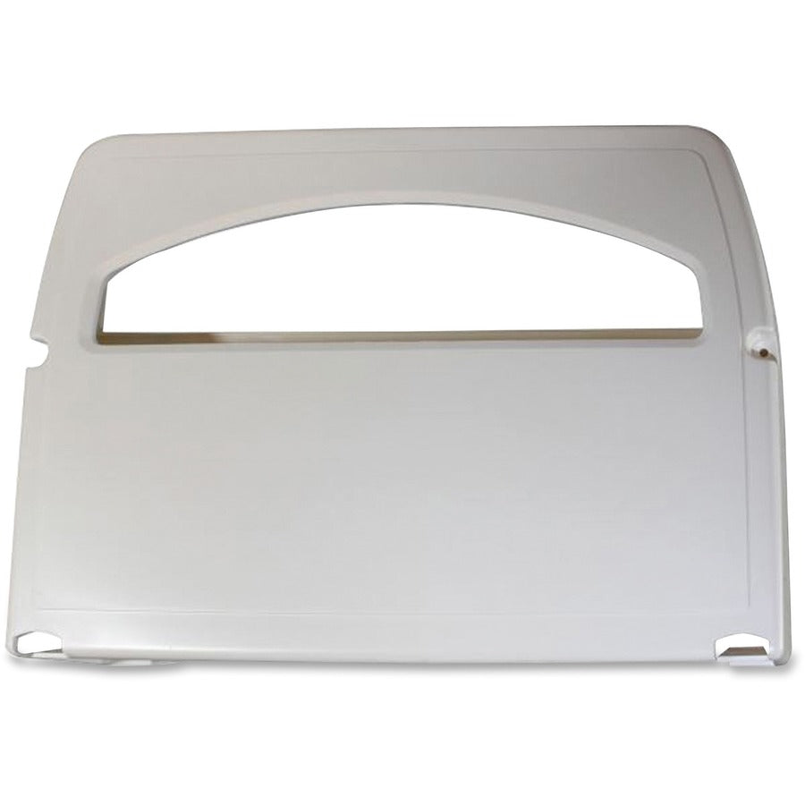 Impact Toilet Seat Covers Dispenser - Half-fold Dispenser - 500 x Toilet Seat Cover Half-fold - 3.3" Height x 11" Width x 16" Depth - Plastic - White - 1 Each