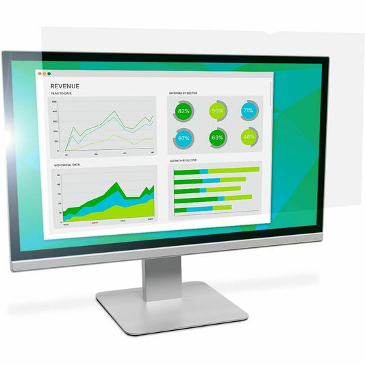 3M Anti-Glare Filter Clear, Matte - For 23.8" Widescreen LCD Monitor - 16:9 - Scratch Resistant, Fingerprint Resistant, Dust Resistant - Anti-glare - 1 Each