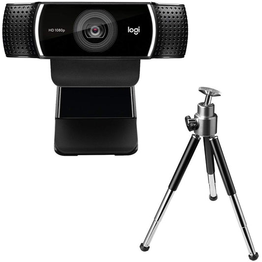 Logitech C922 Webcam - 2 Megapixel - 60 fps - USB 2.0 - 1 Each - 1920 x 1080 Video - Auto-focus - 78&deg, Angle - 1.2x Digital Zoom - Microphone - For Computer, Notebook, Monitor