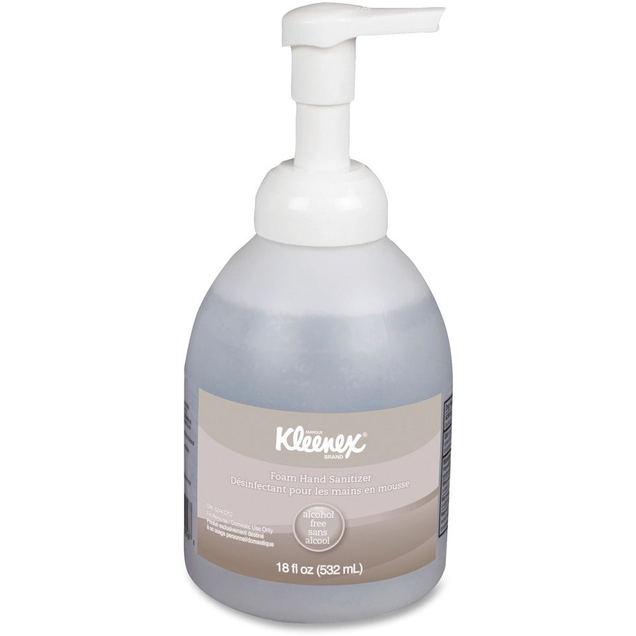 Scott Hand Sanitizer Foam - 18 fl oz - Pump Bottle Dispenser - Kill Germs - Hand - Moisturizing - Clear - Non-flammable, Dye-free, Fragrance-free - 1 Each