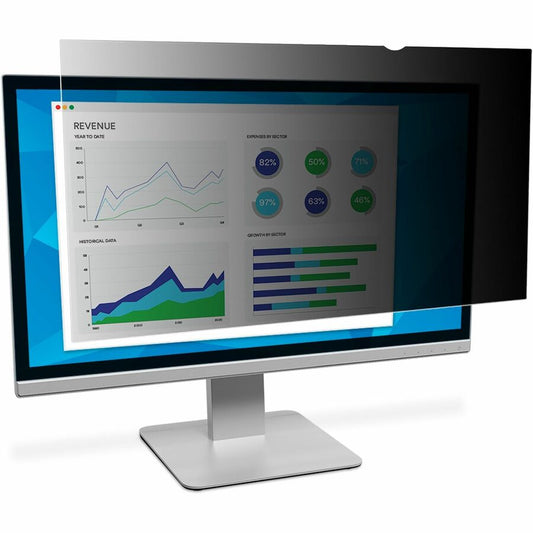 3M Privacy Filter for 34in Full Screen Monitor, 21:9, PF340W2E Black, Matte - For 34" Widescreen LCD Monitor - 21:9 - Scratch Resistant, Fingerprint Resistant, Dust Resistant - Anti-glare - 1 Each