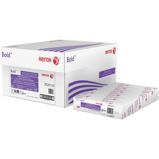 Xerox Bold Digital Printing Paper - White - 100 Brightness - 8 1/2" x 14" - 28 lb Basis Weight - White - 1 Ream