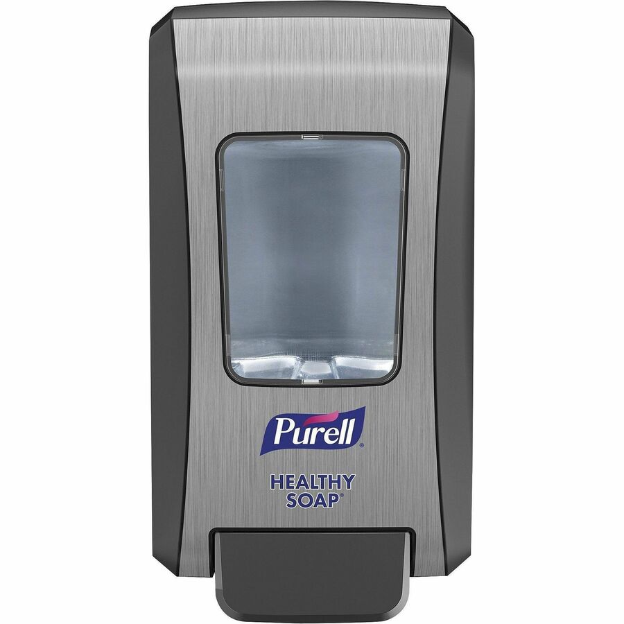 PURELL&reg, FMX-20 Foam Soap Dispenser - Manual - 2.11 quart Capacity - Site Window, Locking Mechanism, Durable, Wall Mountable, Rugged - Graphite - 1 Each