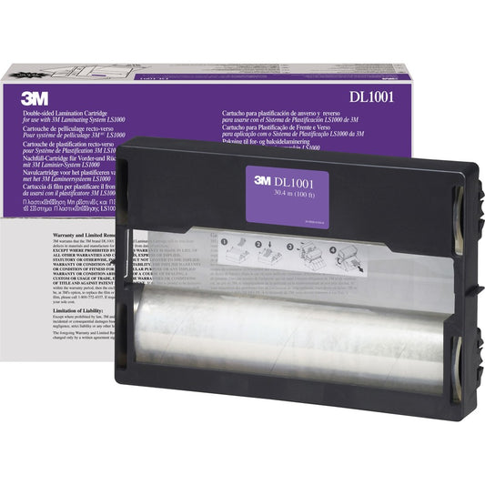 Scotch Cool Laminating System Refills - Laminating Pouch/Sheet Size: 12" Width x 100 ft Length x 5.60 mil Thickness - Glossy - for Presentation, Artwork, Document, Schedule, Presentation, Phone List, Certificate, Sign, Award, Calendar - Double Sided, P...
