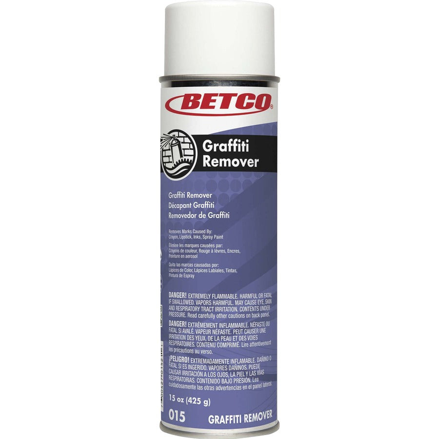 Betco Graffiti Remover - Ready-To-Use - 15 fl oz (0.5 quart) - Fast Acting - Clear - 1 Each