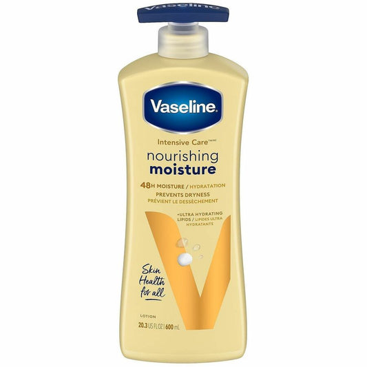 Vaseline Nourishing Moisture Lotion - Lotion - 20.30 fl oz - For Dry Skin - Applicable on Body - Moisturising, Absorbs Quickly, Non-irritating, Non-greasy - 1 Each