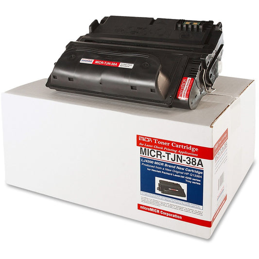 microMICR MICR Laser Toner Cartridge Q1338A - Black - 1 Each - 12000 Pages