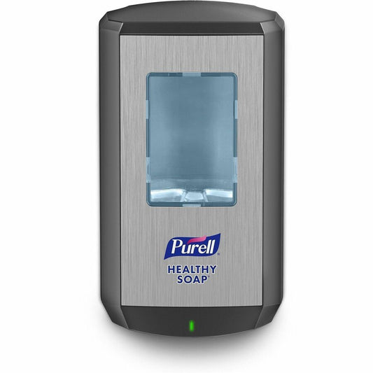 PURELL, CS6 Soap Dispenser - Automatic - 1.27 quart Capacity - Support 4 x C Battery - Site Window, Wall Mountable, Durable - Gray - 1 Carton