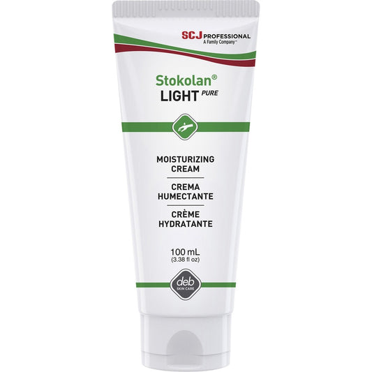 SC Johnson Stokolan Skin Conditioning Cream - Cream - 3.38 fl oz - For Dry, Sensitive Skin - Healthcare Working, Hospitality, Industrial, Office & Commercial Facilities - Non-greasy, Dye-free, Silicon-free, Fragrance-free, Moisturising, Hypoallergenic...