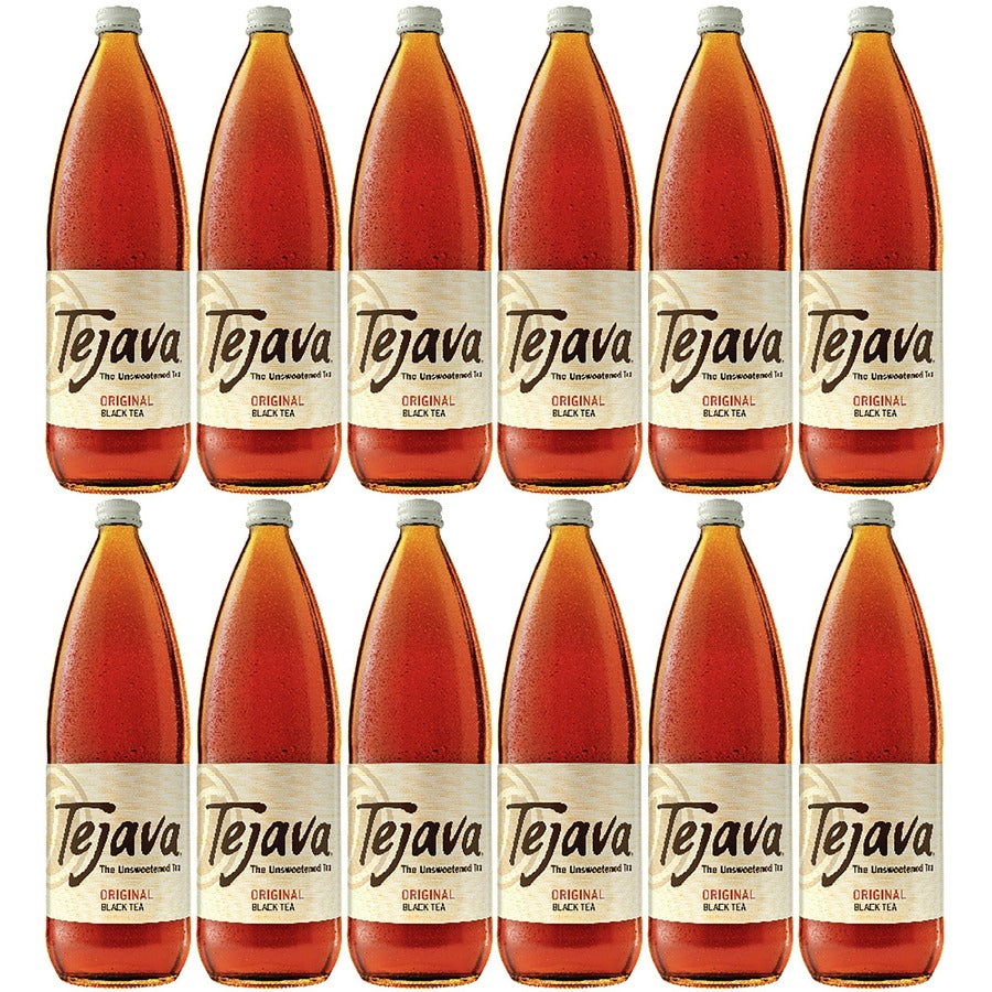 Tejava Original Black Tea Bottle - Black Tea - GMO Free - 12 / Carton