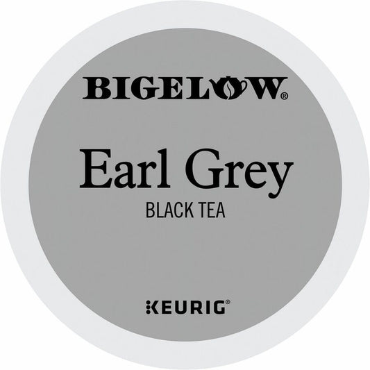 Bigelow&reg, Earl Grey Black Tea K-Cup - Black Tea - Caffeinated - 24 / Box