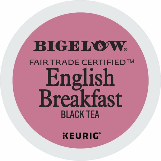 Bigelow&reg, English Breakfast Black Tea K-Cup - Black Tea - Caffeinated - 24 / Box