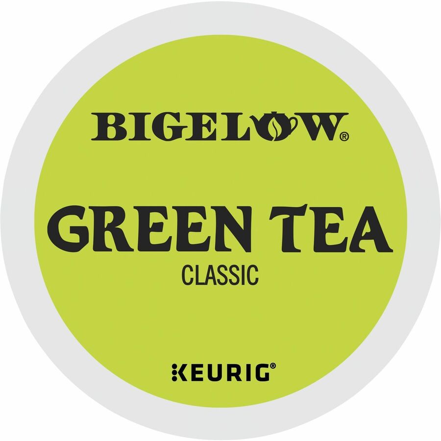 Bigelow&reg, Classic Blend Green Tea K-Cup - Green Tea - Caffeinated - 24 / Box