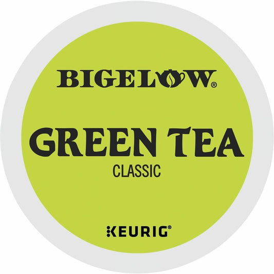 Bigelow&reg, Classic Blend Green Tea K-Cup - Green Tea - Caffeinated - 24 / Box