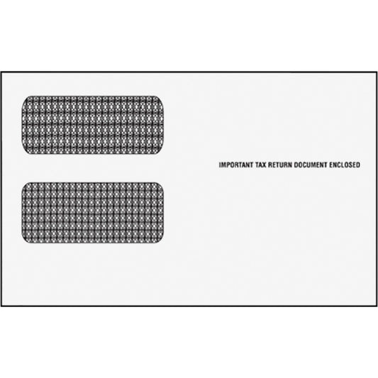 Adams 1099-NEC Envelopes - Document - 3 3/4" Width x 8 3/4" Length - Gummed - White - 24 / Pack