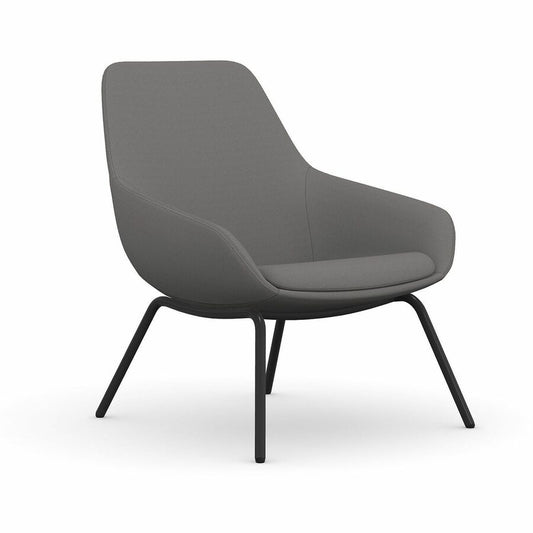 9 to 5 Seating 4-leg Lilly Lounge Chair - Cloud Seat Color - Fabric, Foam Seat Material - Cloud Back Color - Fabric, Foam Back Material - Four-legged Base - 1 Each