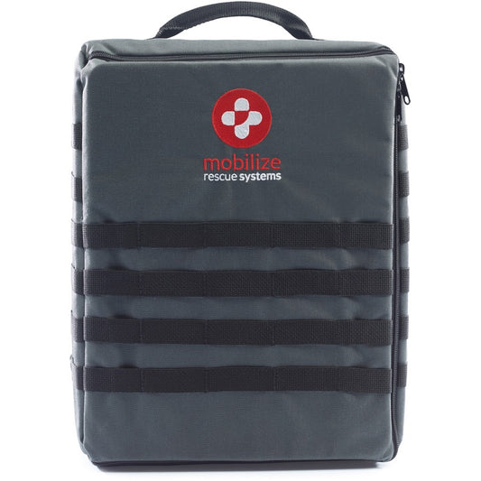 ZOLL MRS Medical Supplies Backpack - Nylon Case - Gray - 1 Each